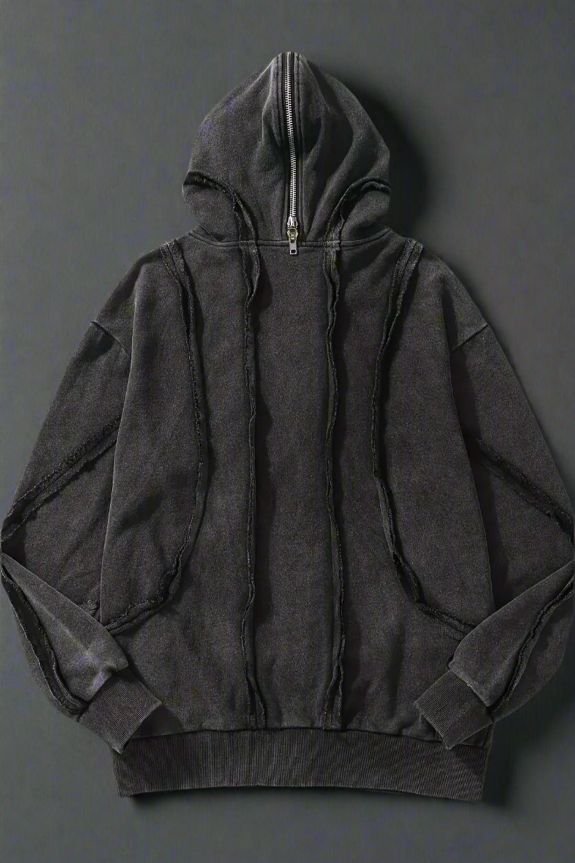EYELET HOODIE