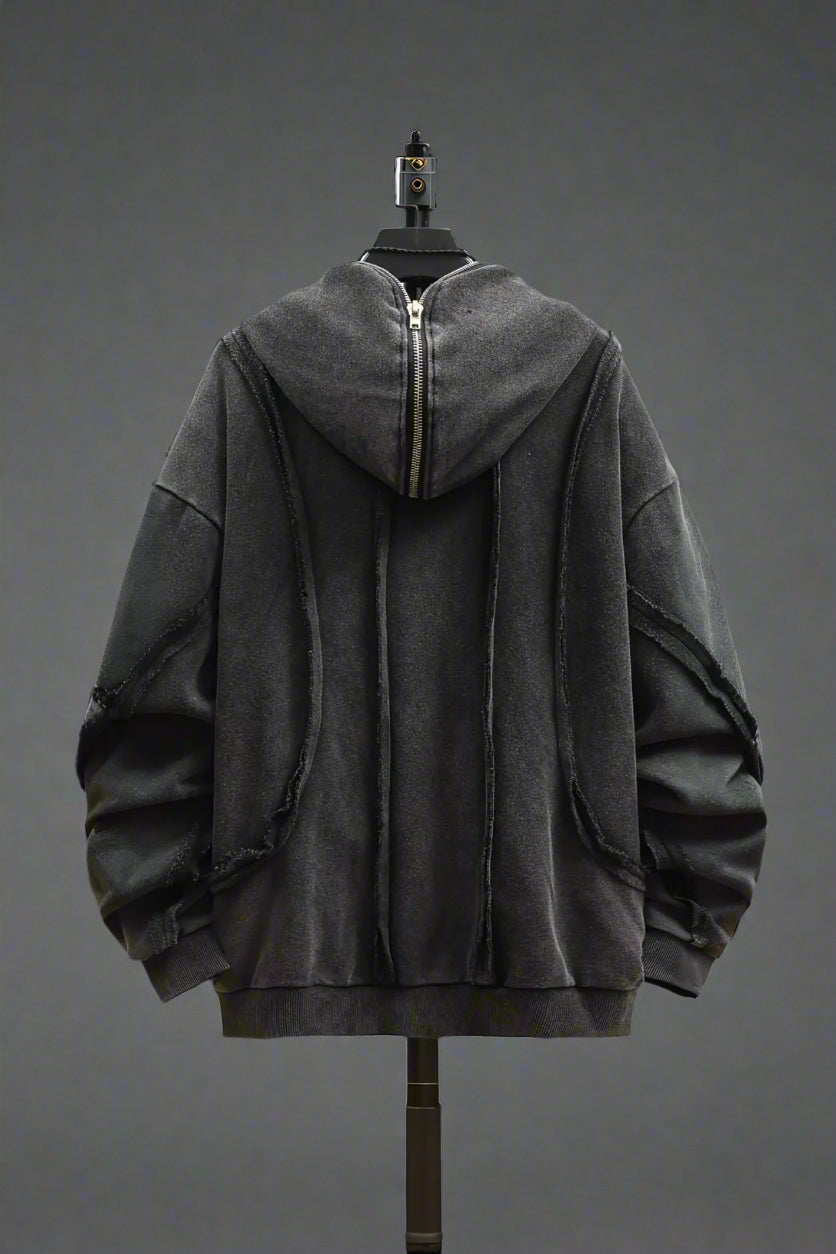 EYELET HOODIE