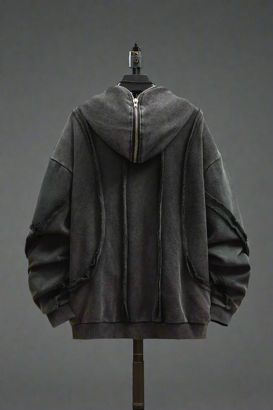 EYELET HOODIE